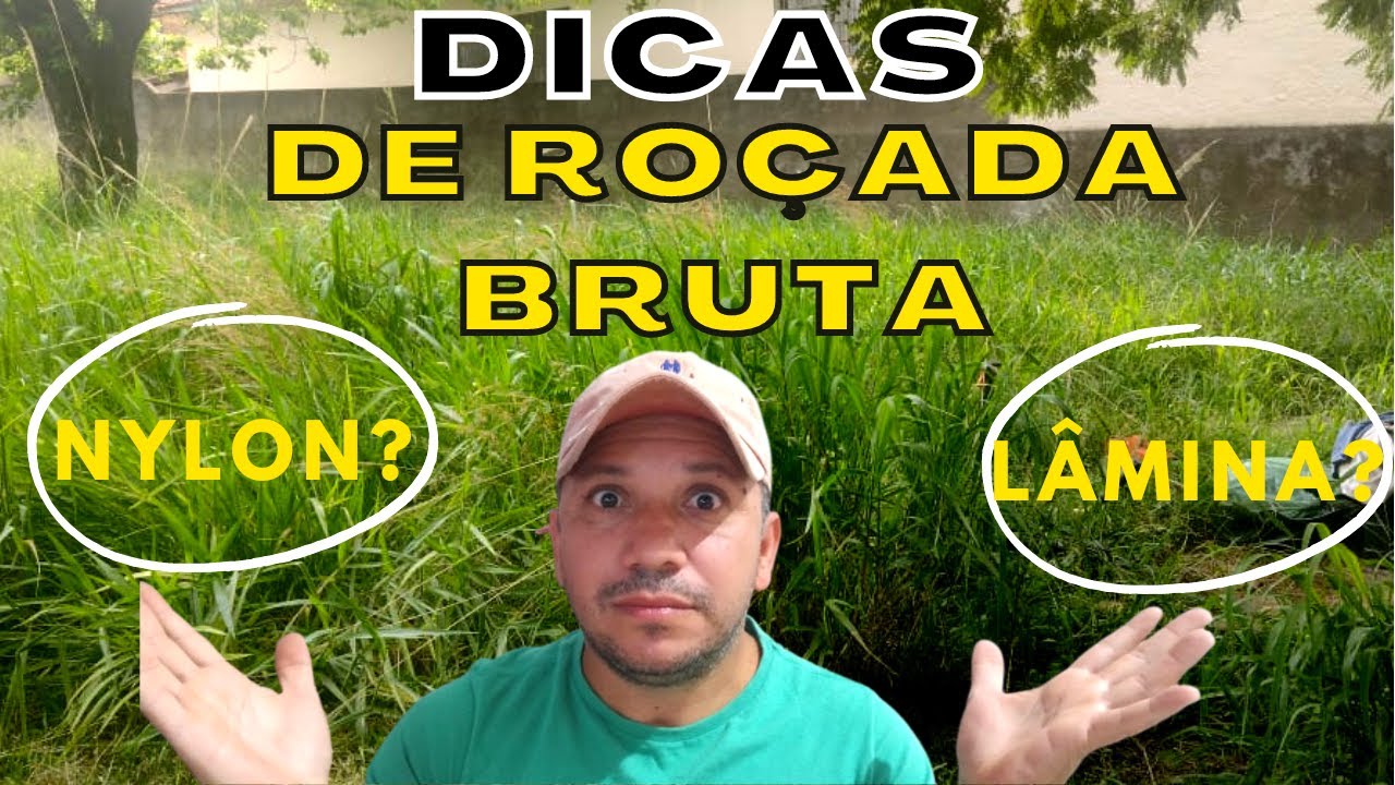 Como Roçar Mato Alto - No Nylon e na Lâmina DICAS VALIOSAS