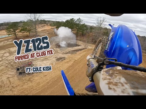 YZ125 Wide Open GoPro on ClubMX Sand Track ft. Cole Kish #81