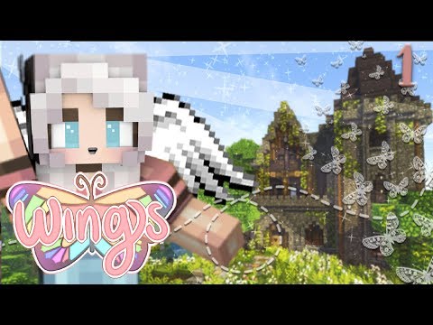 Angelchloebee - WINGS SMP | A Kawaii Series | MODDED MINECRAFT | EP 1