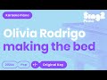 Olivia Rodrigo Making The Bed Piano Karaoke