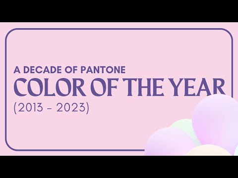 From Emerald to Viva Magenta: Pantone's Color of the Year Evolution in Last 10 Years
