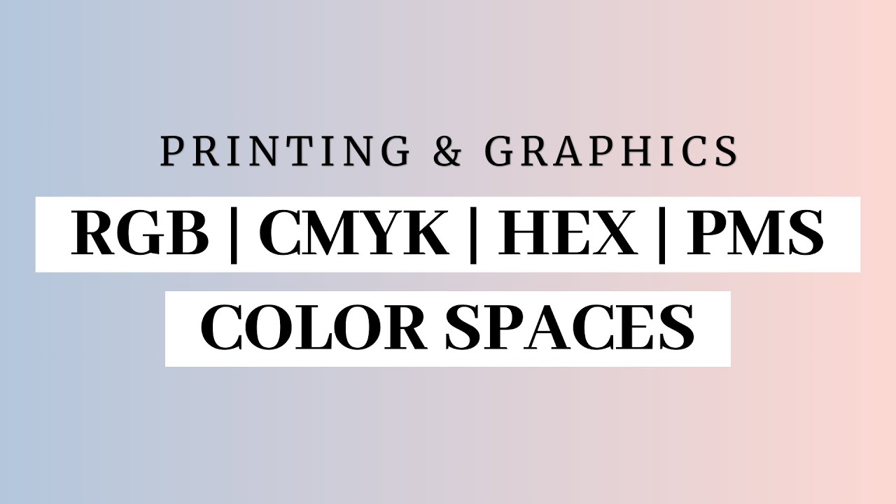 Color Modes in Printing and Graphic Design | CMYK, RGB, Hex, and PMS