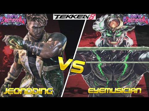 TEKKEN 8 || ☠️ JEONDING COOKING EVERYONE IN RANK ☠️|| EYEMUSICIAN VS JEONDING ''INTENSE MATCH''