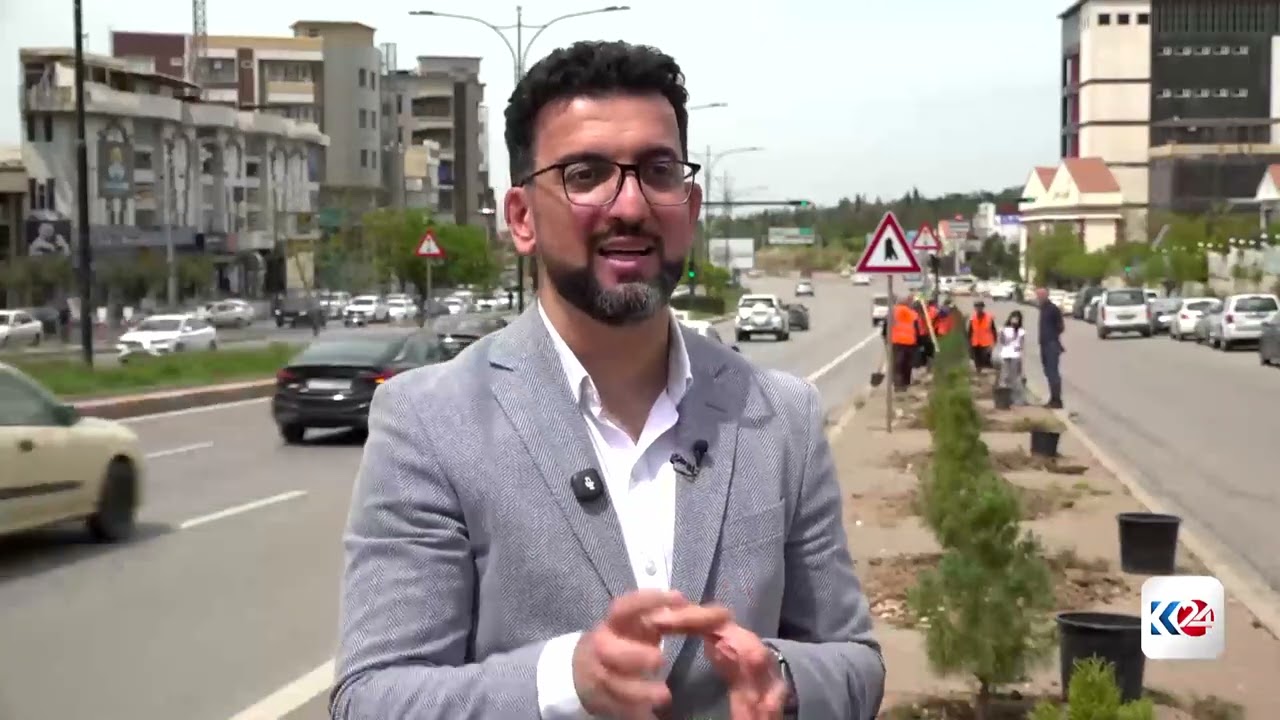 ڤیدیۆ | پرۆژەی جوانکاری شار لە سلێمانی جێبەجێ دەکرێت