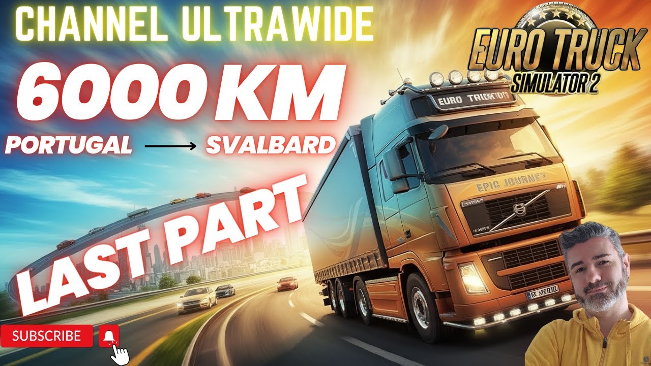 EURO TRUCK SIMULATOR 2 - VIAGGIO DI 6000 KM - LAST PART - GAMEPLAY ITA PC - ULTRAWIDE 21:9 4K