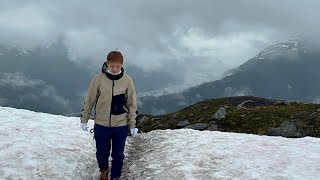 Exit氷河と氷原を目指して登山してきた！Climbing up the Exit glacier to see the Harding ice field