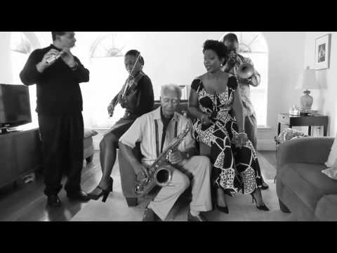 The Jordan family sings and plays at home in New Orleans