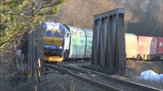 preview picture of video 'Heavy diesel on the Kongsvinger line'