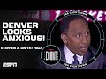 Game 5 Halftime Reaction The Nuggets Look ANXIOUS Stephen A NBA Countdown
