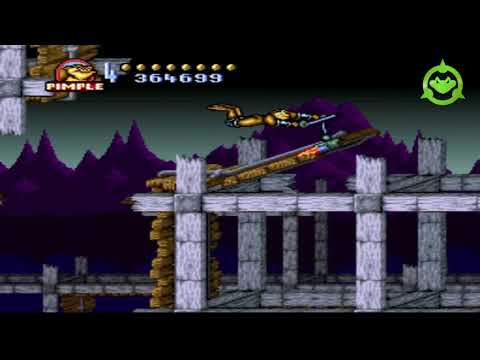 BattleToads in Battlemaniacs Walkthrough - Level 6 - Roller Coaster