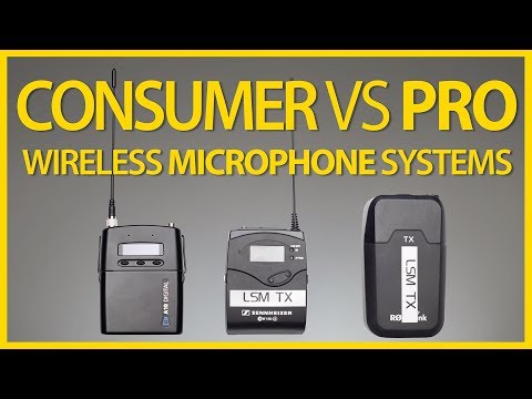 Consumer vs Pro Wireless Microphone Systems