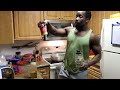 AKEE, CALLALOO, AND CHICKEN COOKING WITH DRE