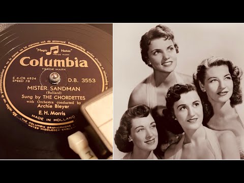 The Chordettes - Mister Sandman - 78 rpm - Columbia DB3553 - 1954