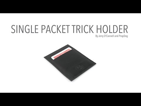 Single Packet Trick Holder by Jerry O'Connell and PropDog - www.propdog.co.uk