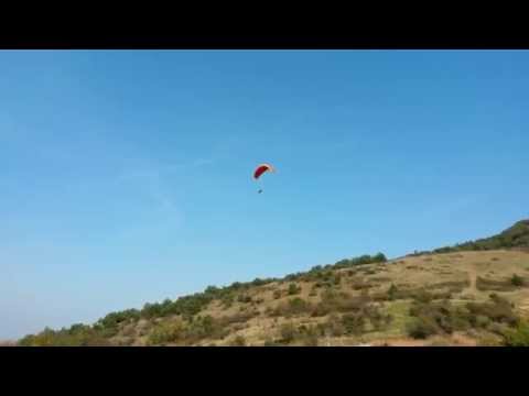 Luciana - primul ei zbor cu parapanta la Șiria!