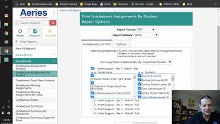 Progress Reports in Aeries