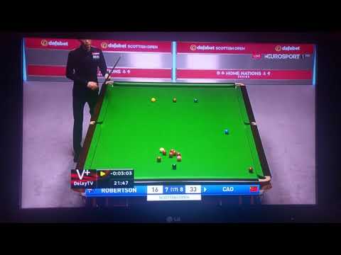 Cao Yupeng Plays Unusual Safety In Scottish Open Final 2017