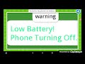 AudioVox Flip Phone Low Battery