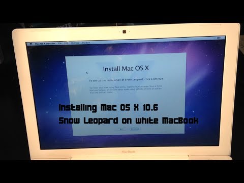 comment installer snow leopard sur mac os x 10.5.8