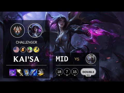 Kai'Sa Mid vs Diana - NA Challenger Patch 10.6