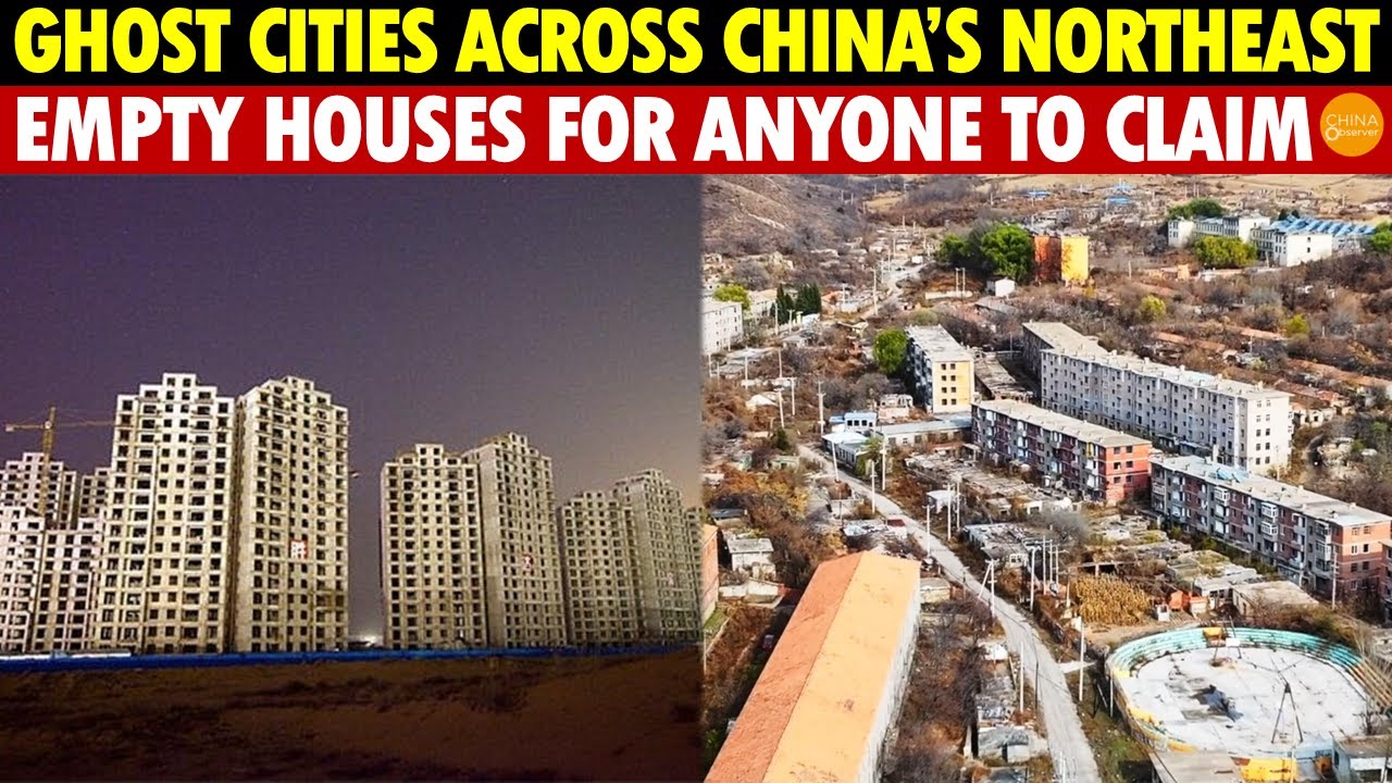 Ghost Cities Across China’s Northeast, Less Than 380K Born Yearly, Empty Houses for Anyone to Claim