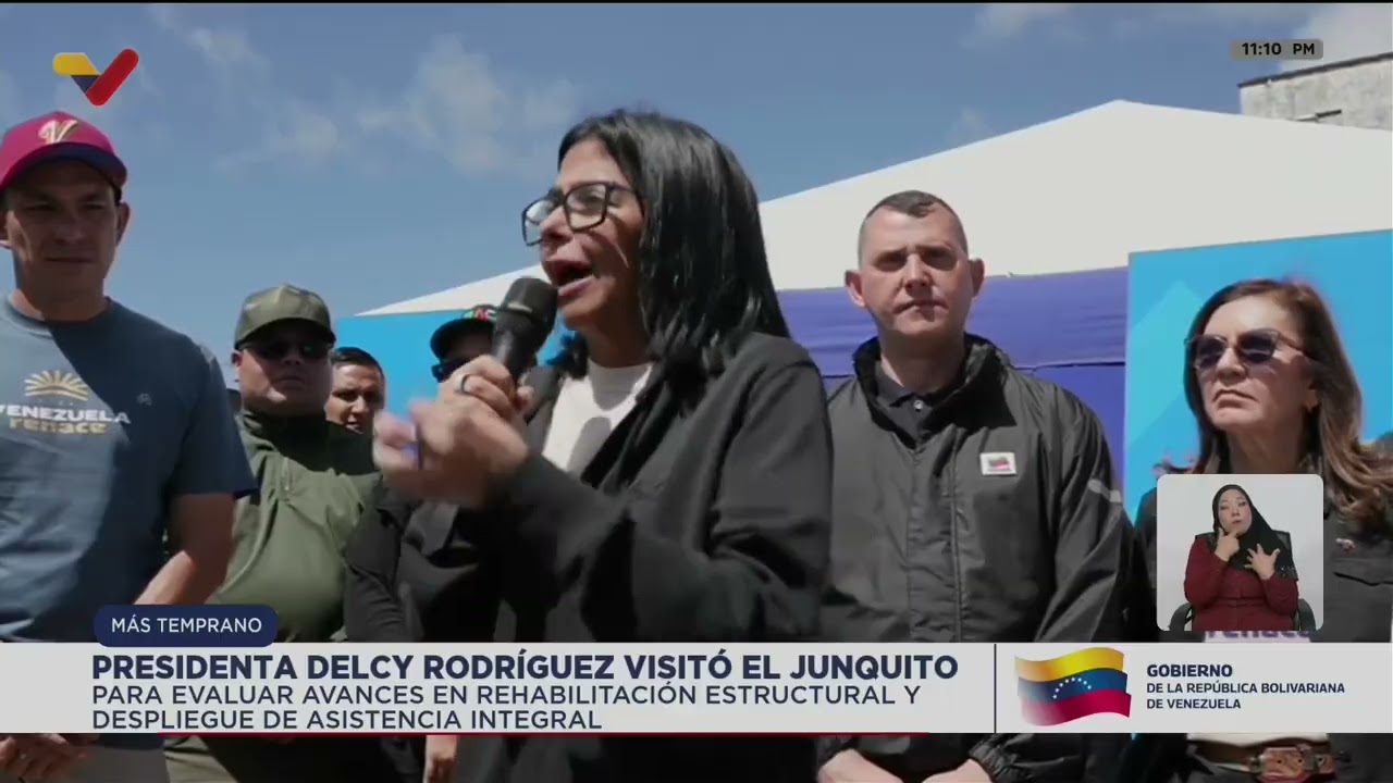 Visita de Delcy Rodríguez a El Junquito (video 2), 15 de julio de 2026