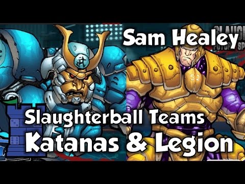 Slaughterball teams - Katanas and Legion