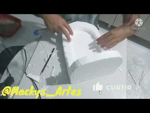 Renda extra com lindo Oratorio de isopor e cimento.