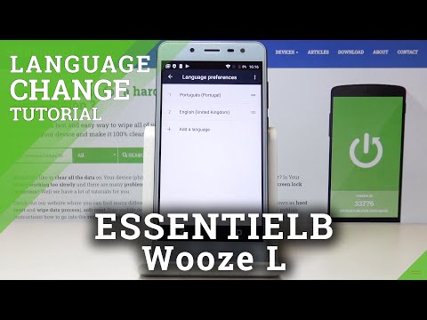 How to Change Language in ESSENTIELB Wooze L – Set Up Default Language