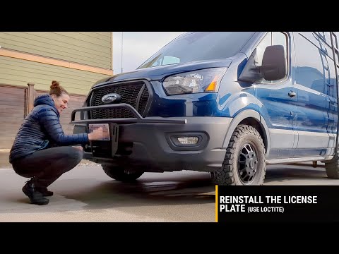 Ford Transit Nudge Bar Installation