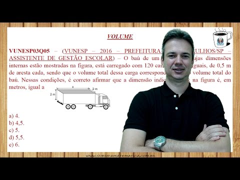 VUNESP03Q05 - VUNESP - 2016 - PREFEITURA DE GUARULHOS/SP - VOLUME