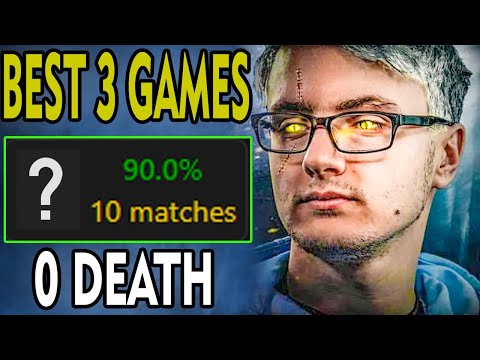 Miracle's 0-Death 3-Game Streak, Ending in One Lane 🔥🔥