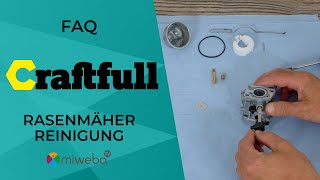 🔧 FAQ - Vergaserreinigung Craftfull Rasenmäher 224-20 - Deutsch 🔧