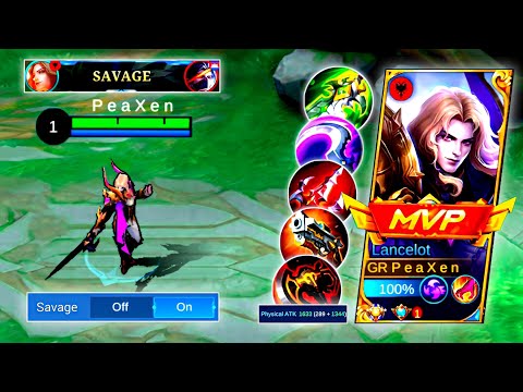 LANCELOT SAVAGE INSANE BUILD🔥