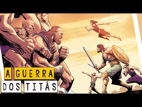 The War of the Titans - The Great Battle between Gods and Titans (Titanomachy) Greek Mythology