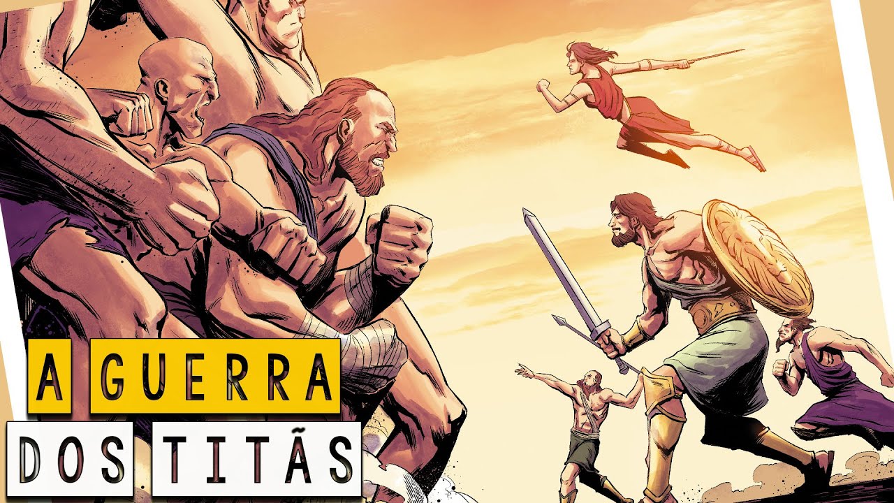 A Guerra dos Titãs - A Grande Batalha entre Deuses e Titãs (Titanomaquia)  Mitologia Grega