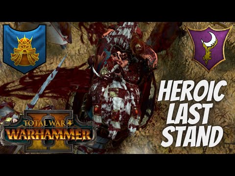 ULTRA CLOSE LAST STAND. Dwarfs Vs Dark Elves. Total War Warhammer 2, Multiplayer