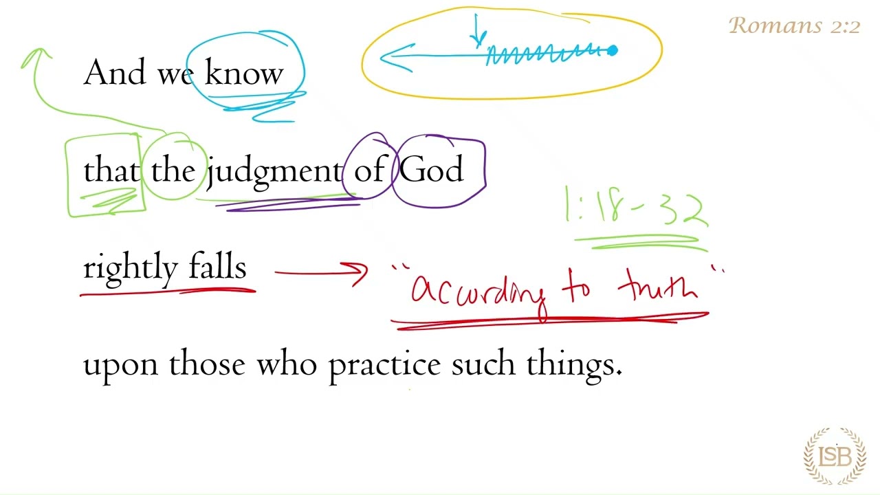 BTV: Romans 2:2b