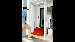 ตู้พ่นยาฆ่าเชื้อ รุ่น TC-19A  พ่นฆ่าเชื้อตามร่างกาย ชุดเสื้อผ้า