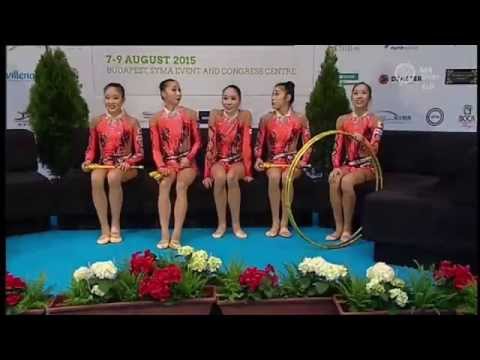 Japan 6 Clubs + 2 Hoops EF 2015 Budapest World Cup (HD)