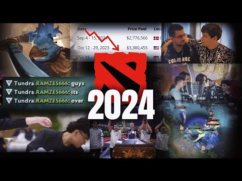DotA 2 - 2024 Recap: Dominance, Drama, Decline of TI prize pool