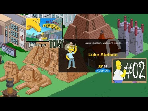 Los Simpson Springfield "Feria del condado, Cap. 2 - Luke Stetson y el Granero musical" por Tony