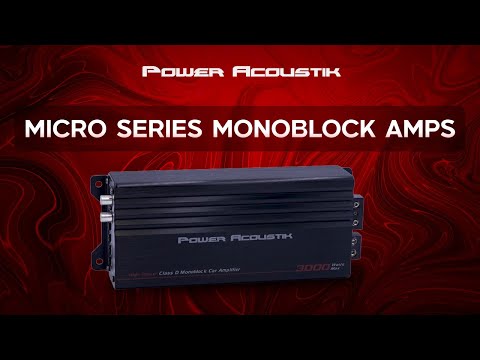 MICRO Series Monoblock Amplifiers | Power Acoustik
