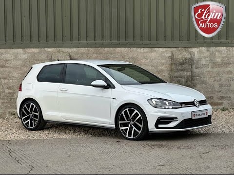 2017 (17) Volkswagen Golf R Line BlueMotion Tech 2.0 TDI Finished in Pure White with 19’ Alloys