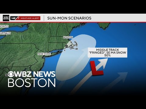 Major snowstorm possible on Monday? Meteorologists talk forecast odds, Friday's winter weather.