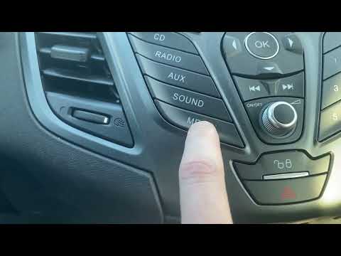 How To Change Vehicle Settings Ford Fiesta