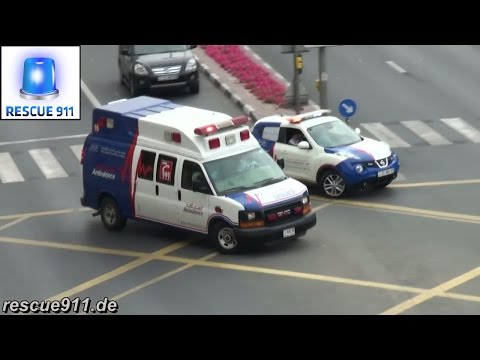 [Dubai] Ambulance + Paramedic car + Police