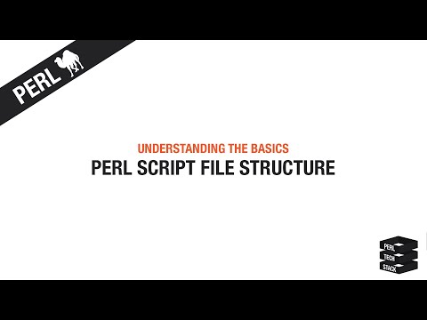 Perl Basics #2: Perl Script File Structure