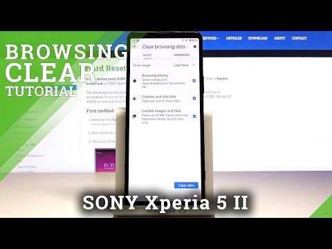 How to Clear Browsing Data in SONY Xperia 5 II – Reset Browsing History