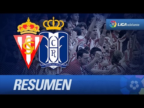 Resumen de Sporting de Gijón (1-1) Recreativo de Huelva
